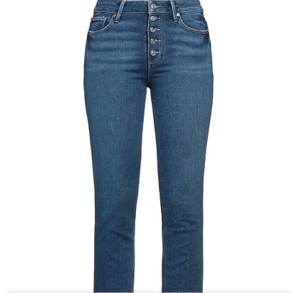 EUC PAIGE Sarah Slim button down jeans.  Sz 26 worn once! - Picture 4 of 16